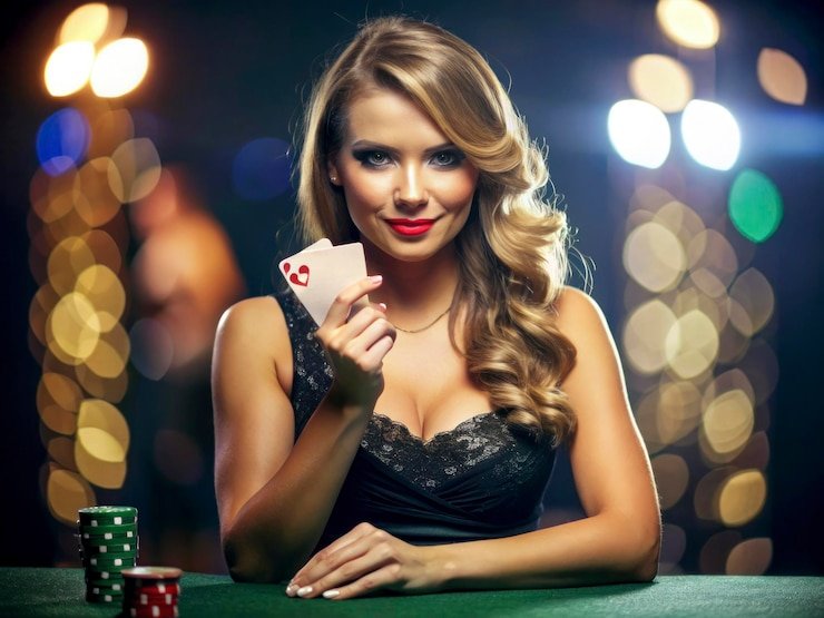 Berbagai permainan meja klasik seperti poker dan blackjack yang tersedia secara online